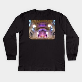 Scottish Photography Series (Vectorized) - Kelvingrove Art Gallery and Museum Organ Glasgow Kids Long Sleeve T-Shirt